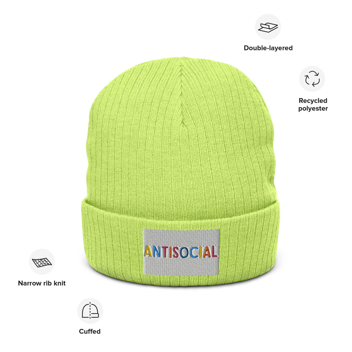 'Antisocial' Beanie