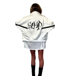 'BRIDE N SQUAD' PAINTED SWEAT JACKETS