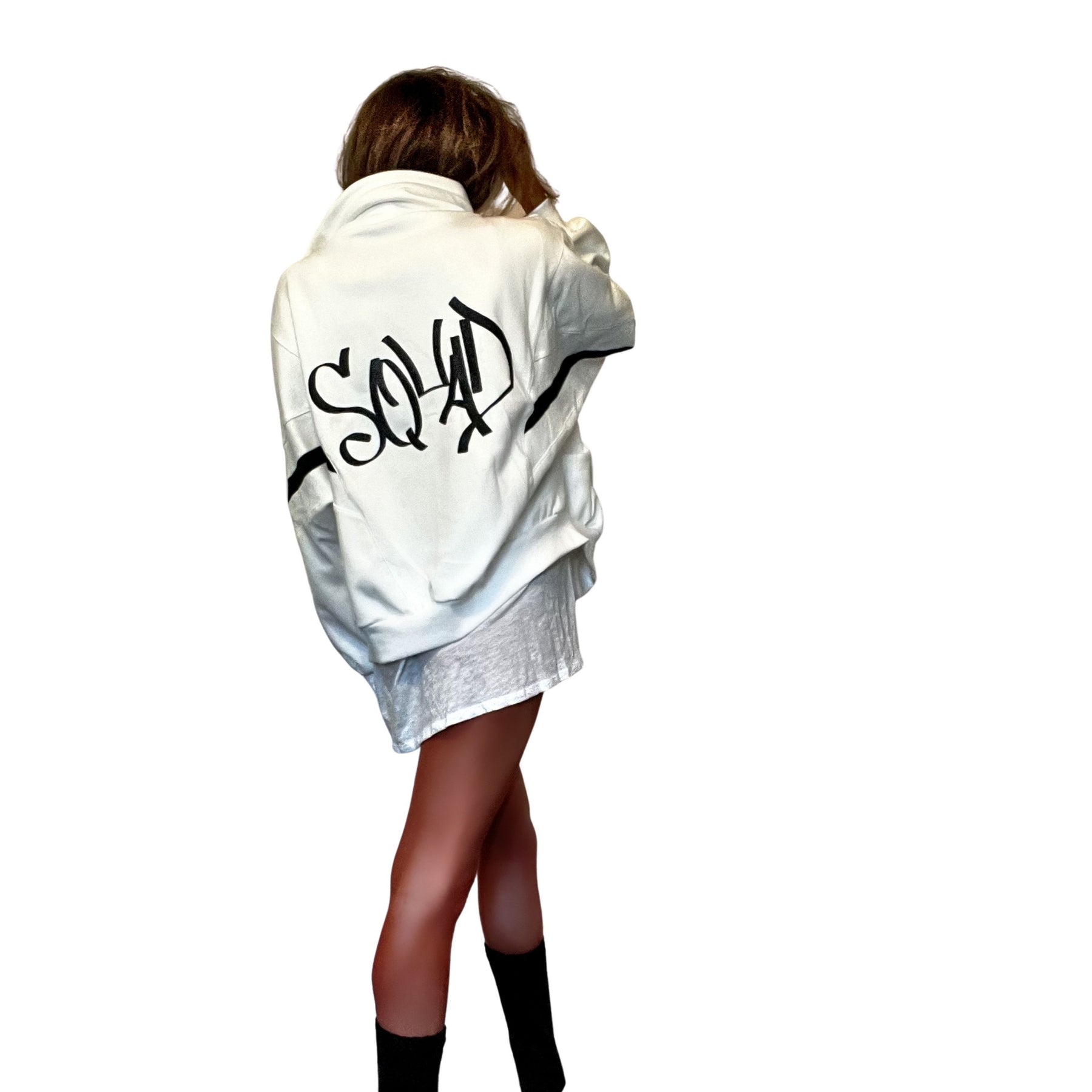 'BRIDE N SQUAD' PAINTED SWEAT JACKETS