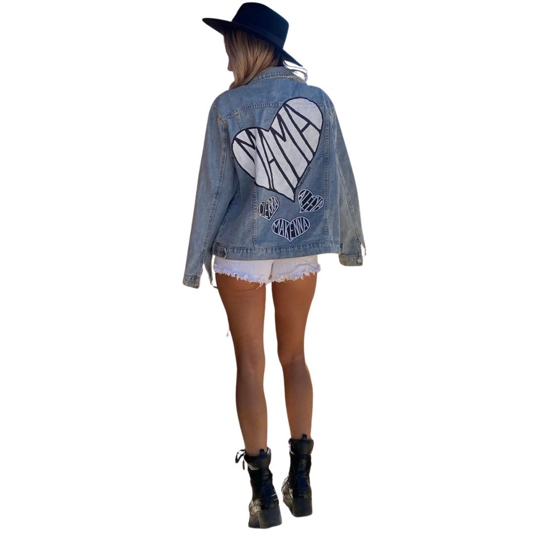 'MAMA' DENIM JACKET