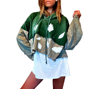 'BLANCO BLOOMS' PAINTED HOODIE