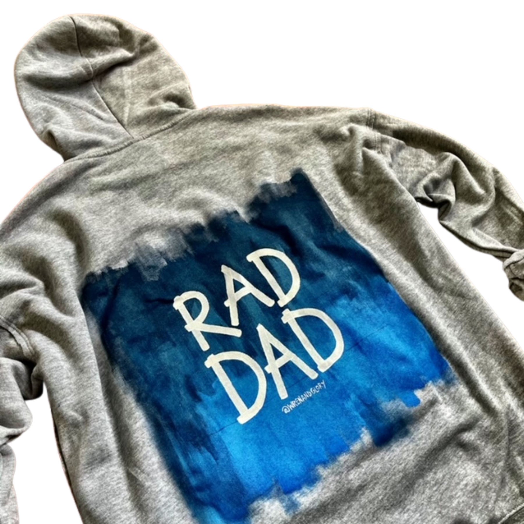 'RAD DAD' PAINTED HOODIE