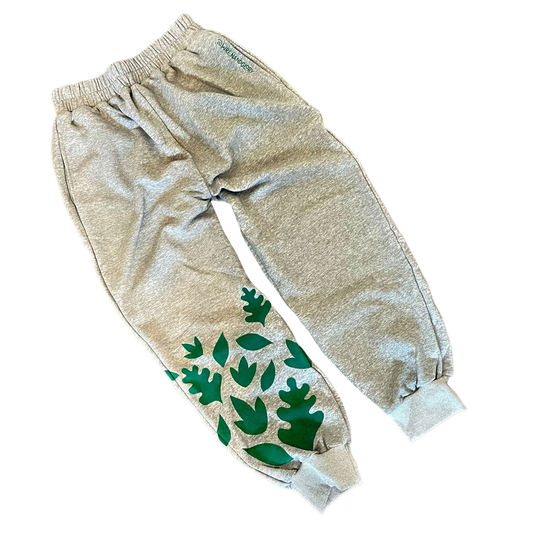 'GRACEFUL GREENS' PAINTED JOGGER