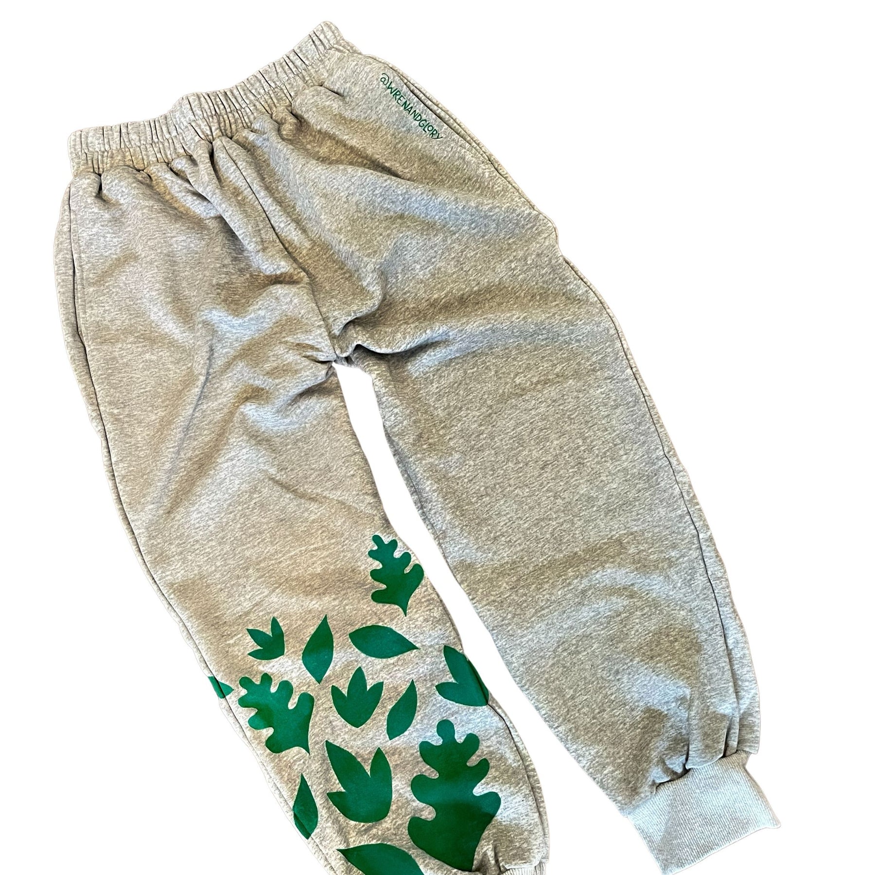 'GRACEFUL GREENS' PAINTED JOGGER