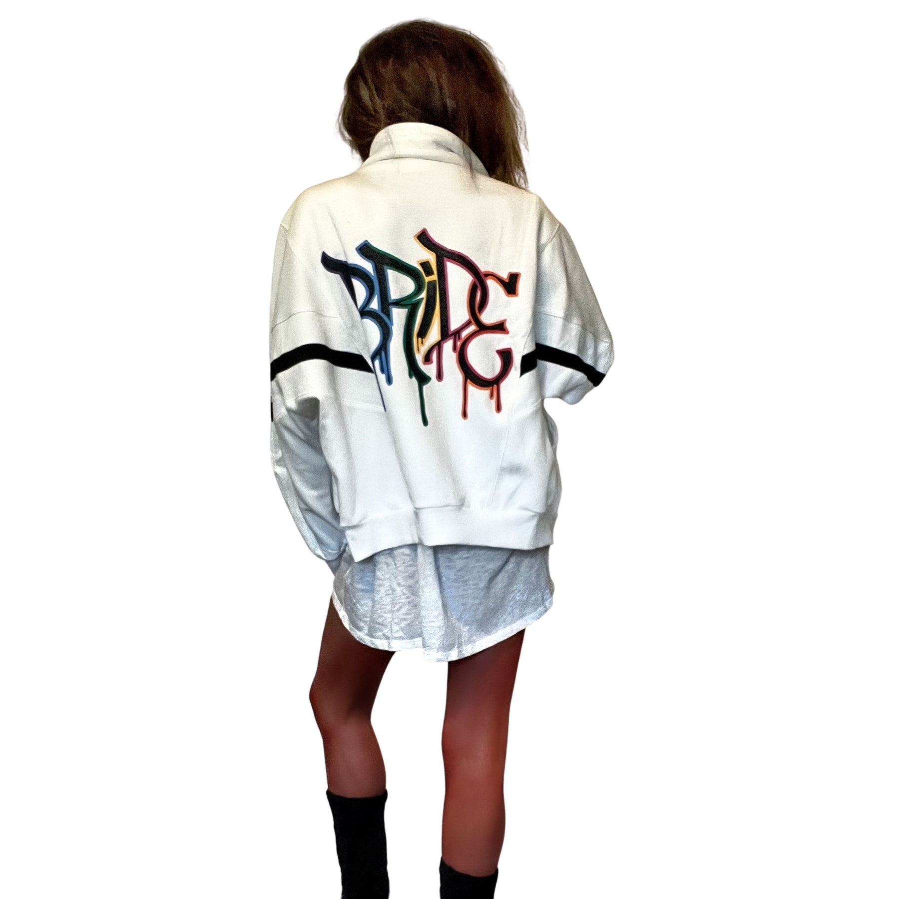 'BRIDE N SQUAD' PAINTED SWEAT JACKETS