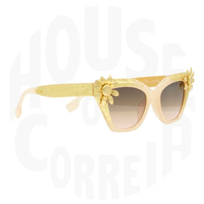 Golden Flower Sunglasses