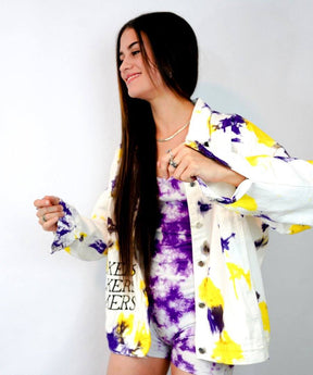 'GO LAKERS' DENIM JACKET - WOMEN