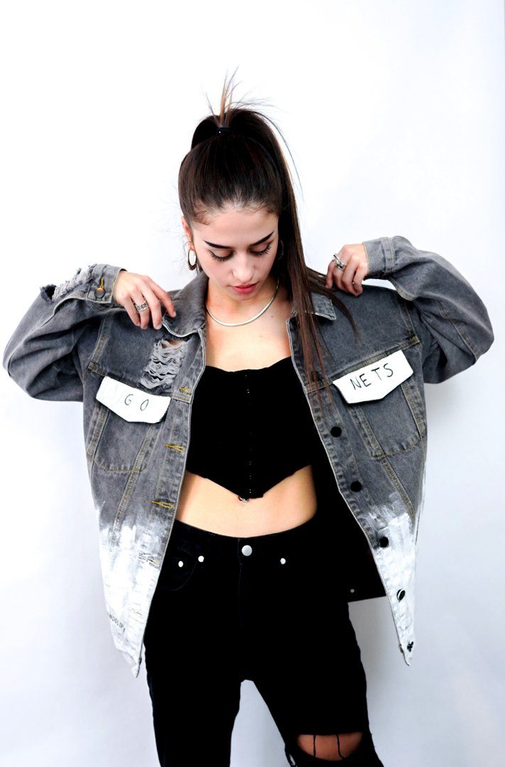 'GO NETS' DENIM JACKET - WOMEN