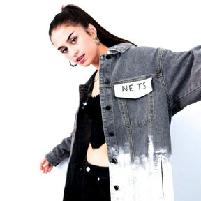 'GO NETS' DENIM JACKET - WOMEN
