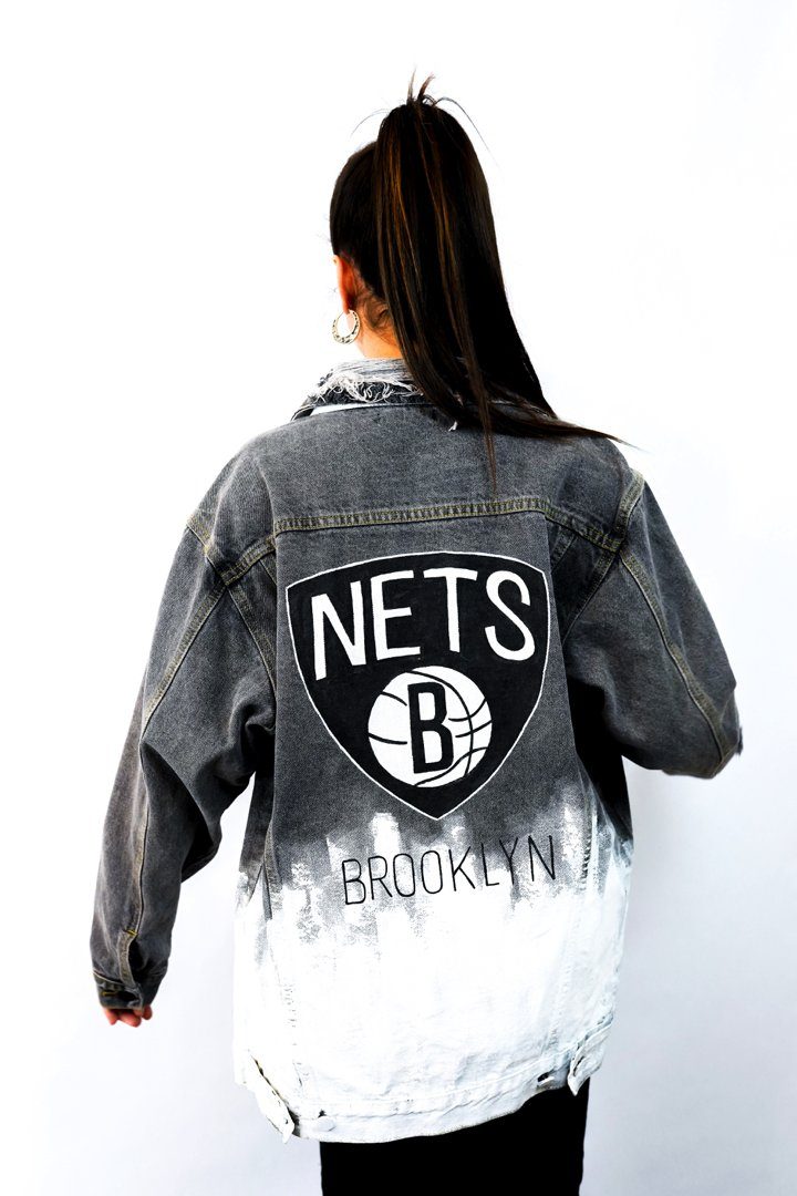 'GO NETS' DENIM JACKET - WOMEN