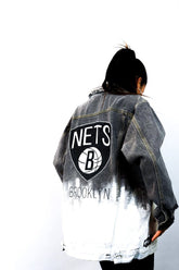 'GO NETS' DENIM JACKET - WOMEN