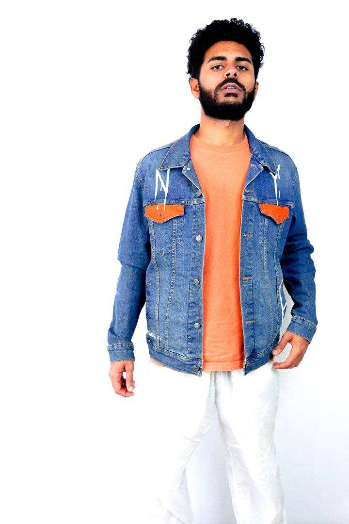 Wren + Glory 'Go Knicks' Denim Jacket - Men