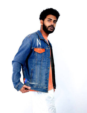 'GO KNICKS' DENIM JACKET - MEN
