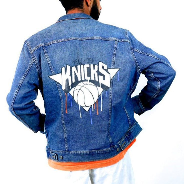 'GO KNICKS' DENIM JACKET - MEN