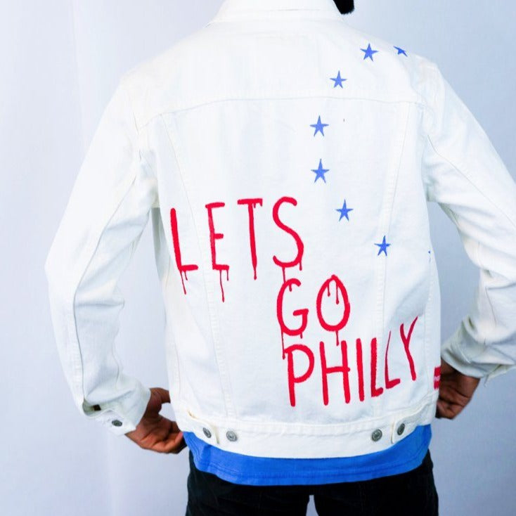 'GO 76ers' DENIM JACKET - MEN