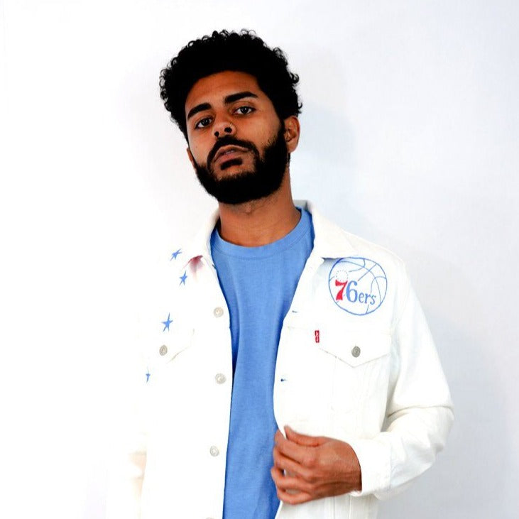 'GO 76ers' DENIM JACKET - MEN