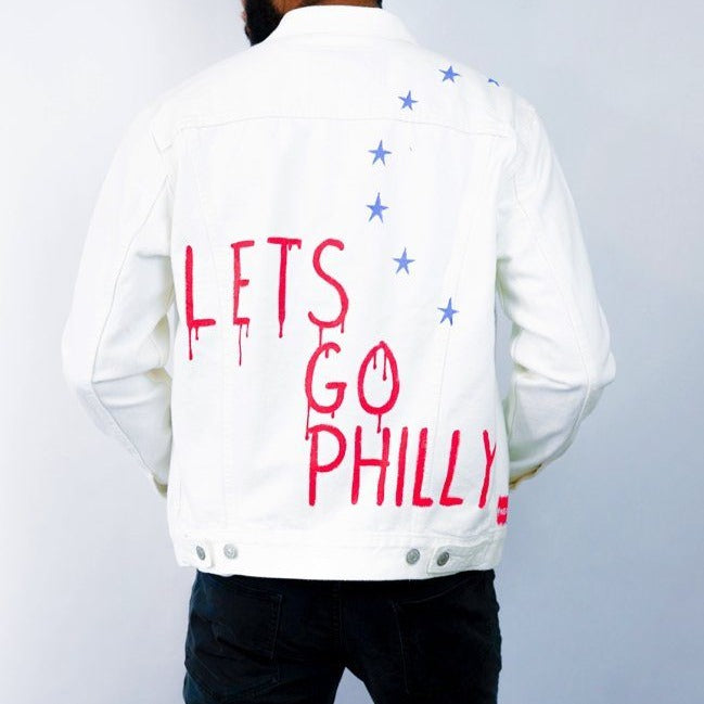 'GO 76ers' DENIM JACKET - MEN