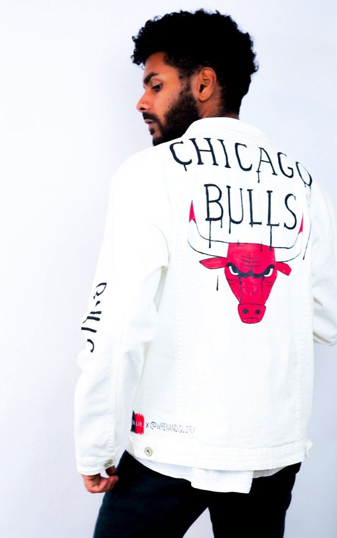 Wren + Glory 'Go Bulls' Denim Jacket - Men