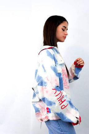 'GO 76ers' DENIM JACKET - WOMEN