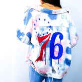 'GO 76ers' DENIM JACKET - WOMEN