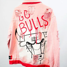 'GO BULLS' DENIM JACKET - WOMEN