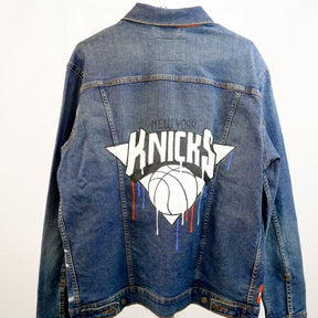 'GO KNICKS' DENIM JACKET - MEN