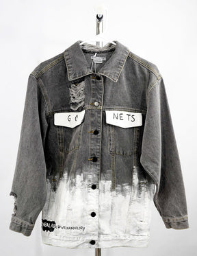 'GO NETS' DENIM JACKET - WOMEN