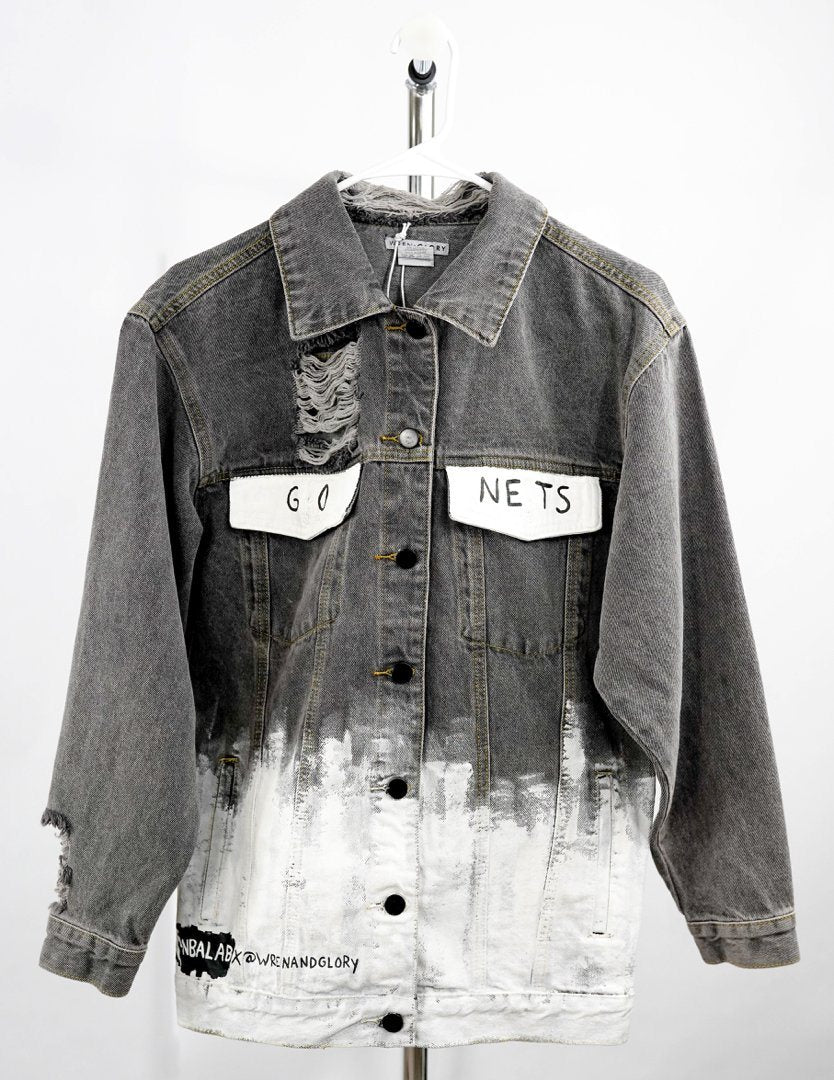 'GO NETS' DENIM JACKET - WOMEN