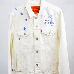 'GO 76ers' DENIM JACKET - MEN