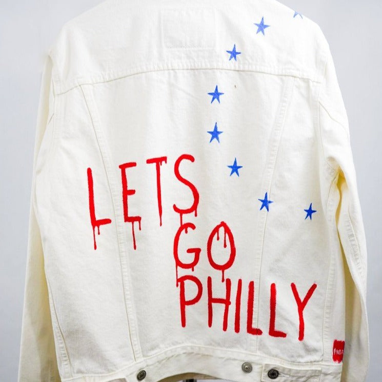 'GO 76ers' DENIM JACKET - MEN