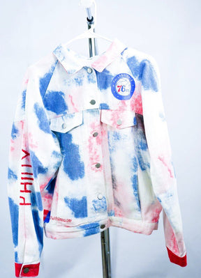 'GO 76ers' DENIM JACKET - WOMEN