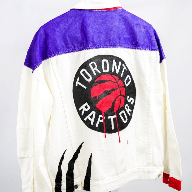 'GO RAPTORS' DENIM JACKET - WOMEN