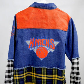 'GO KNICKS' DENIM JACKET - WOMEN