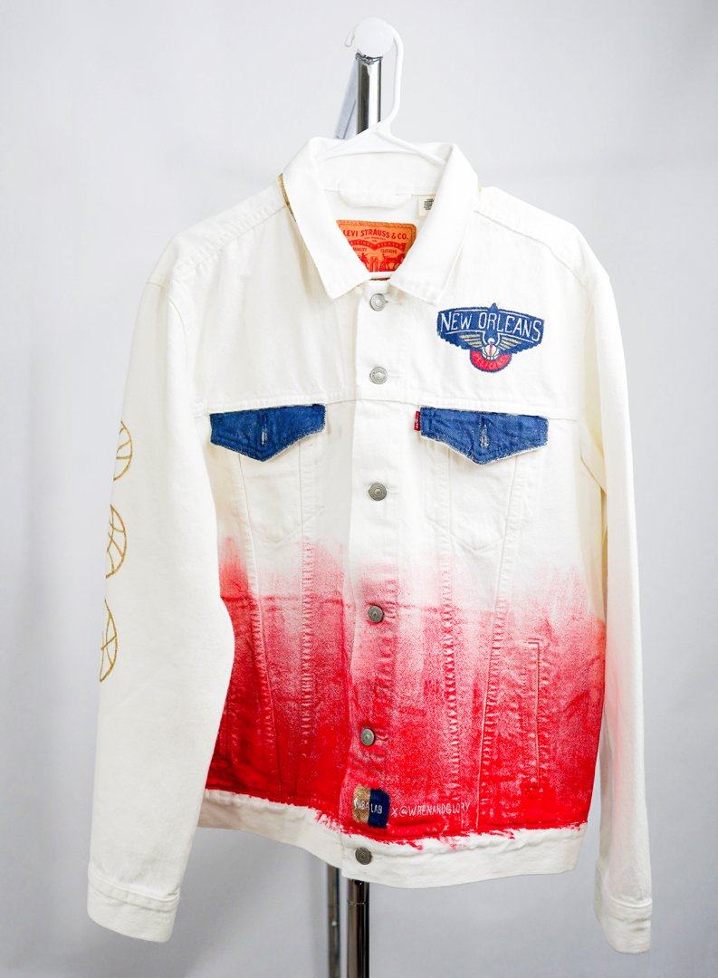 'GO PELICANS' DENIM JACKET - MEN