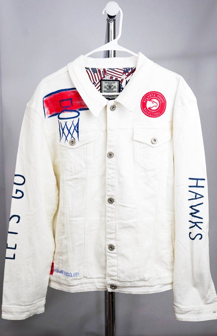 'GO HAWKS' DENIM JACKET - MEN