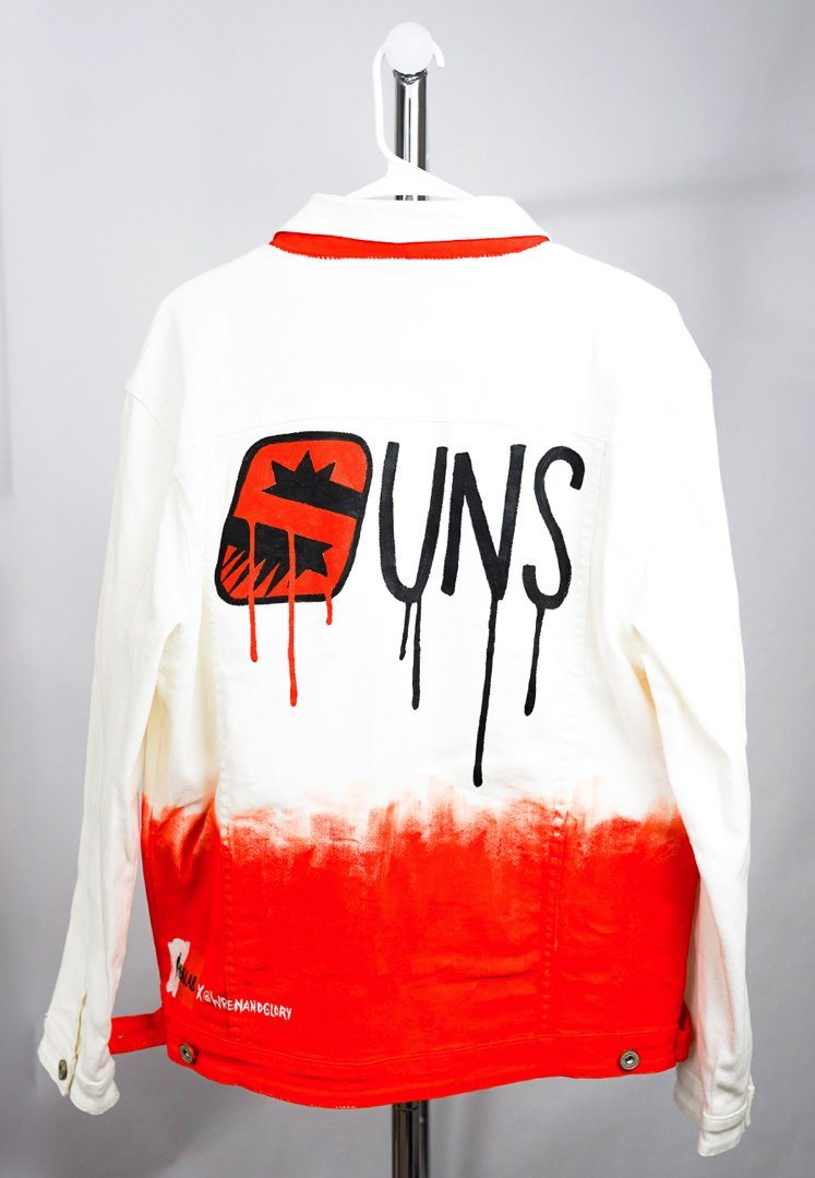'GO SUNS' DENIM JACKET - MEN