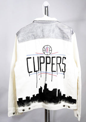 'GO CLIPPERS' DENIM JACKET - MEN