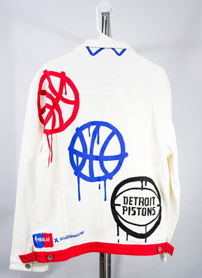 'GO PISTONS' DENIM JACKET - MEN