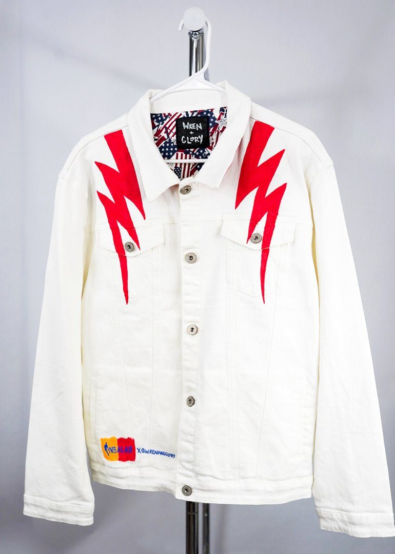 'GO THUNDER' DENIM JACKET - MEN