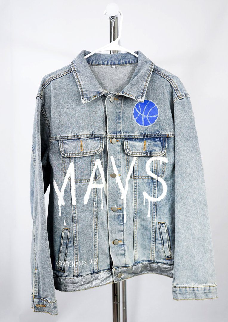 'GO MAVS' DENIM JACKET - WOMEN