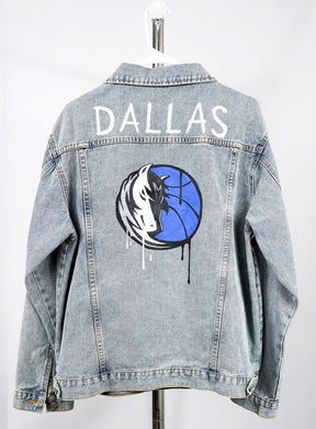 'GO MAVS' DENIM JACKET - WOMEN