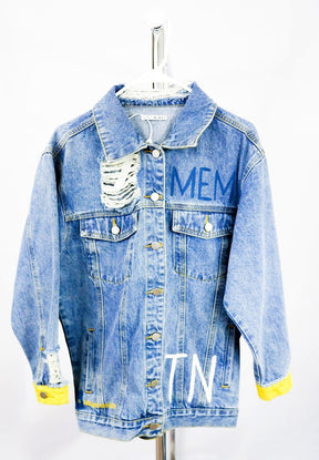 'GO GRIZZLIES' DENIM JACKET - WOMEN