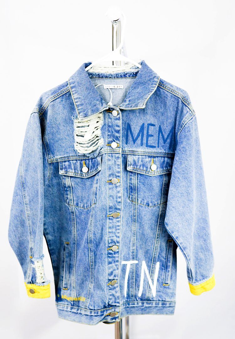 'GO GRIZZLIES' DENIM JACKET - WOMEN