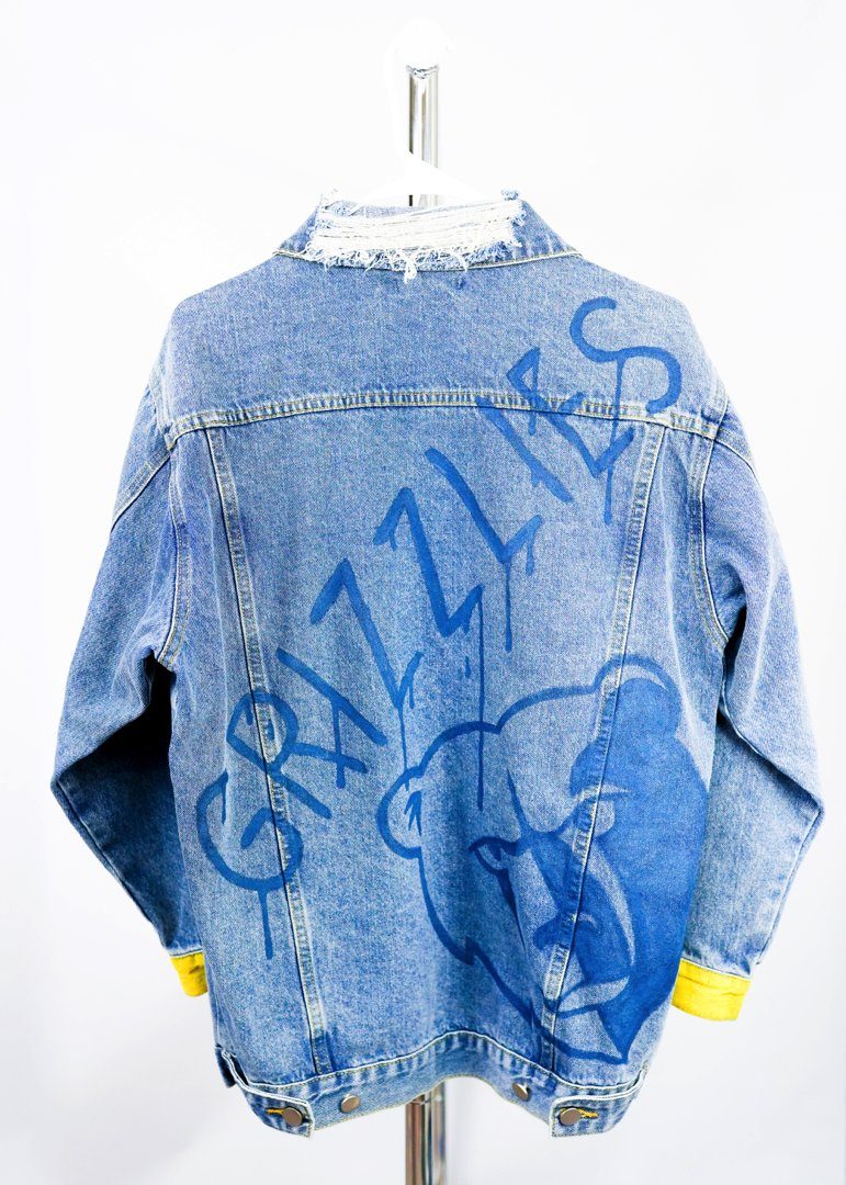 'GO GRIZZLIES' DENIM JACKET - WOMEN