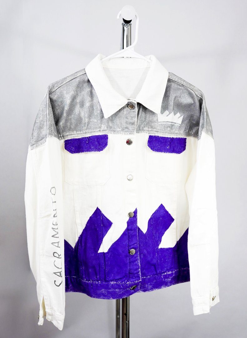 'GO KINGS' DENIM JACKET - WOMENS