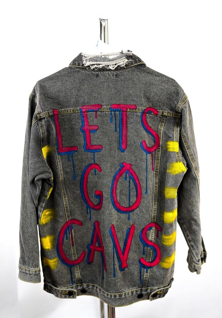'GO CAVS' DENIM JACKET - WOMEN