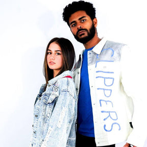 'GO CLIPPERS' DENIM JACKET - MEN