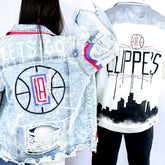 'GO CLIPPERS' DENIM JACKET - WOMEN