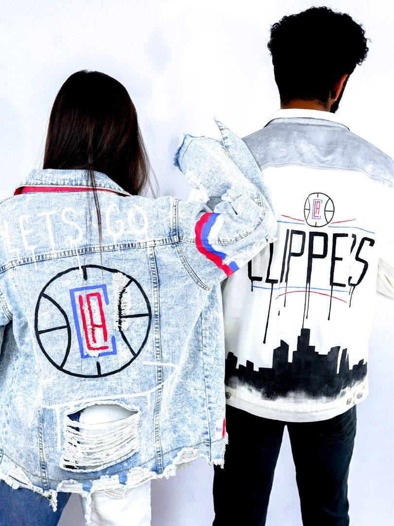 'GO CLIPPERS' DENIM JACKET - MEN
