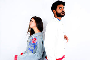 'GO PISTONS' DENIM JACKET - WOMEN
